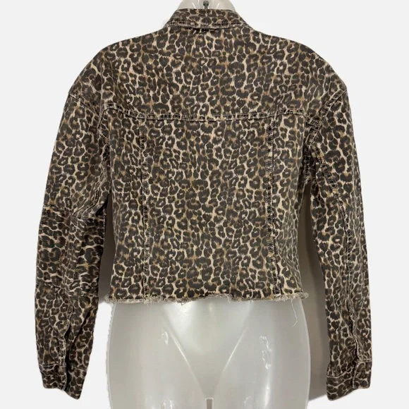 Free People | Animal Print Denim Jacket - Picture 6 of 12